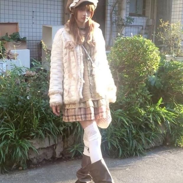 겨울 모리걸 코디셋 랜박 랜덤박스 리즈리사 엑시즈팜 니트 스커트