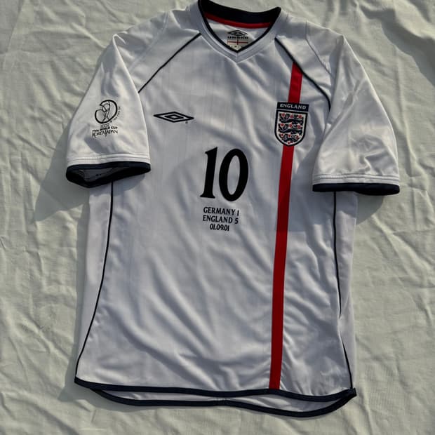 Umbro 01-03 England 잉글랜드 국가대표 오웬 유니폼 