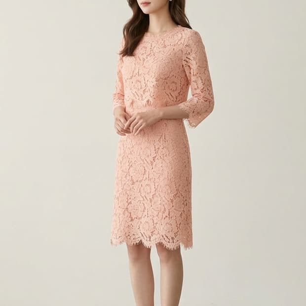 [85]잇미샤 레이스 원피스