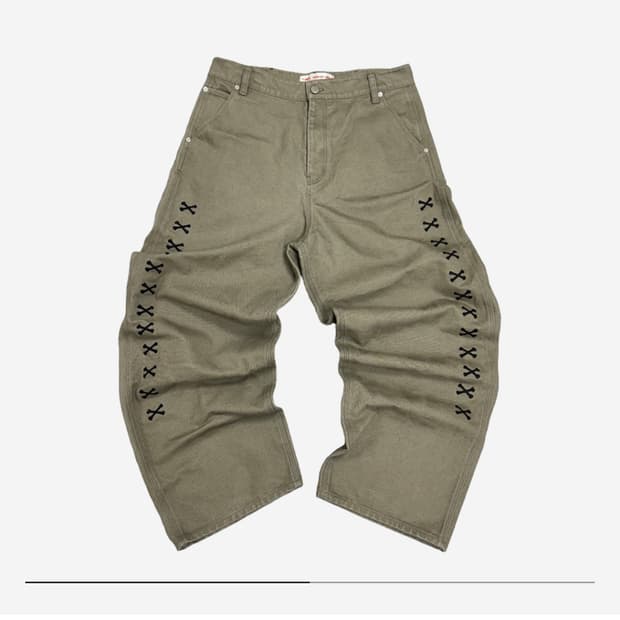 구매글))아오이로 더 데스 오프 크롬 워크 팬츠 2사이즈