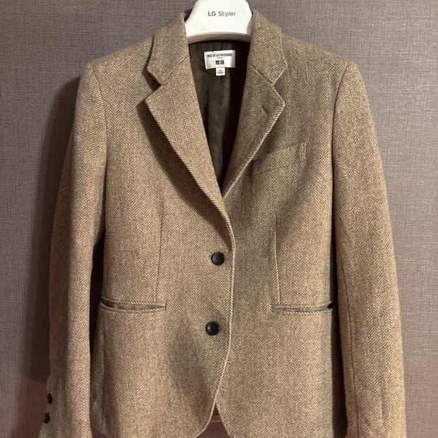 [유니클로 X 이네스 드 라 프레상쥬] 콜라보 헤링본 자켓