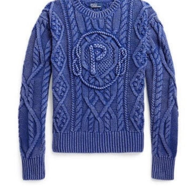 폴로 랄프로렌 케이블 니트 스웨터
