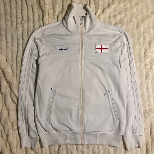 아디다스 져지 잉글랜드 흰흰 트랙탑 1988