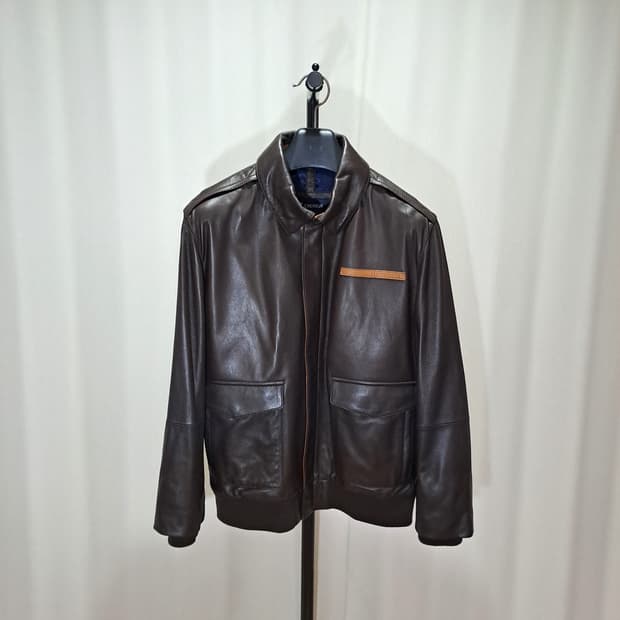 (택포) 다니엘크레뮤 양가죽 A-2 항공자켓 L B740