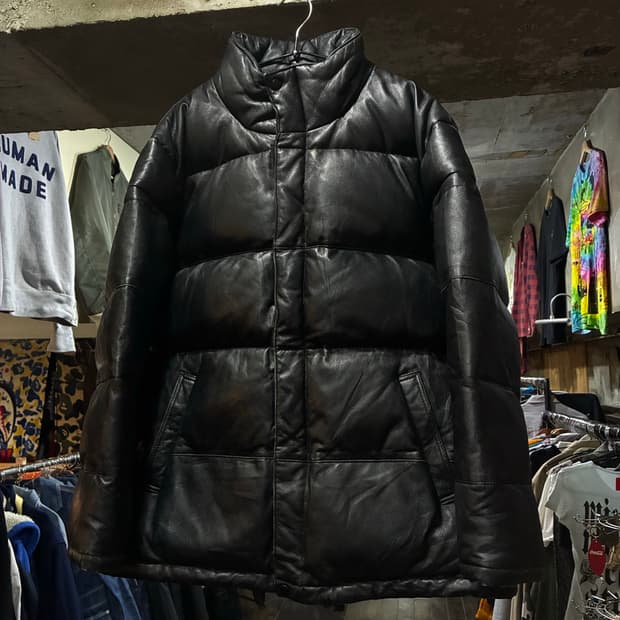 AVIREX 아비렉스 다운 양가죽 자켓 