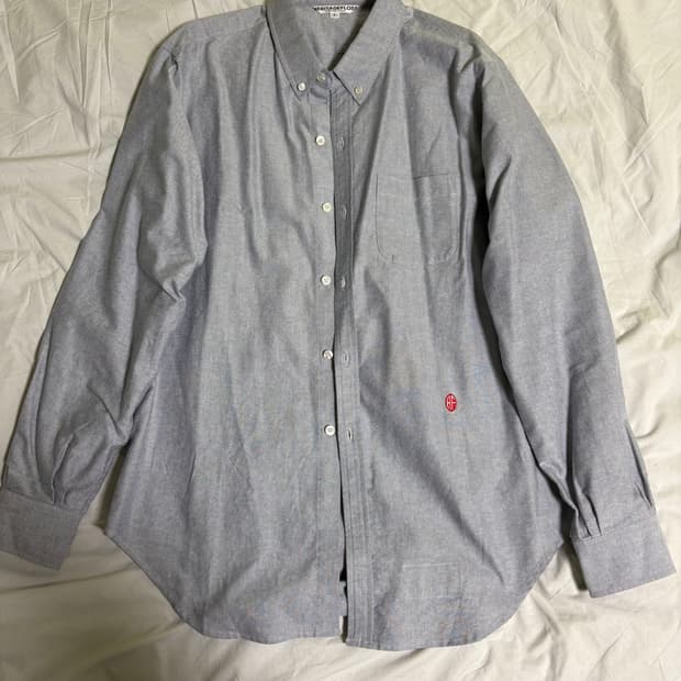 헤리티지플로스 논워시드 옥스포드 스포츠 셔츠 L