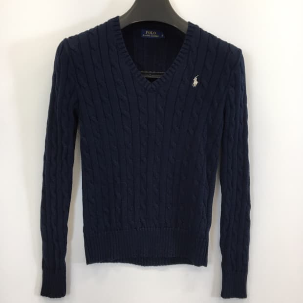 폴로 랄프로렌 상위라인 화이트포니 케이블니트 S 