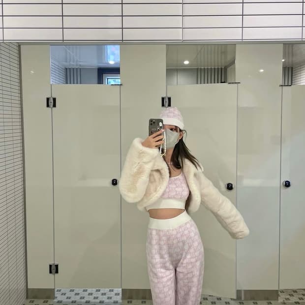 코튼캔디클래식 니트셋업