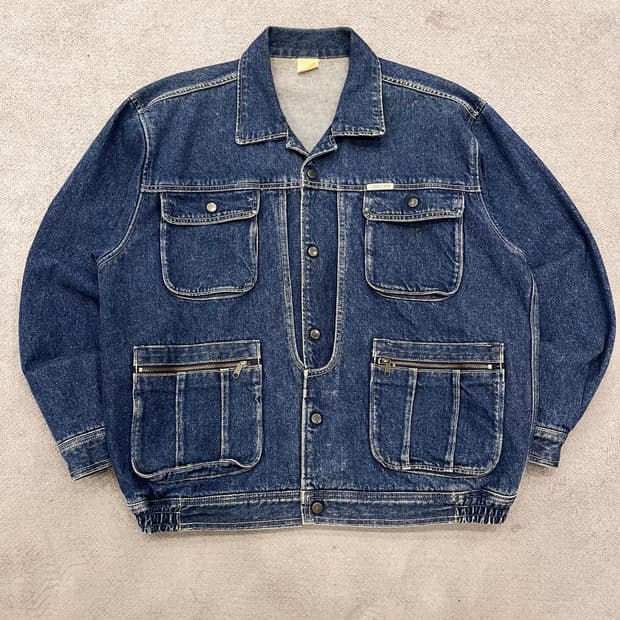 L CAPITAN 90s jpn 빈티지 데님 워크 자켓