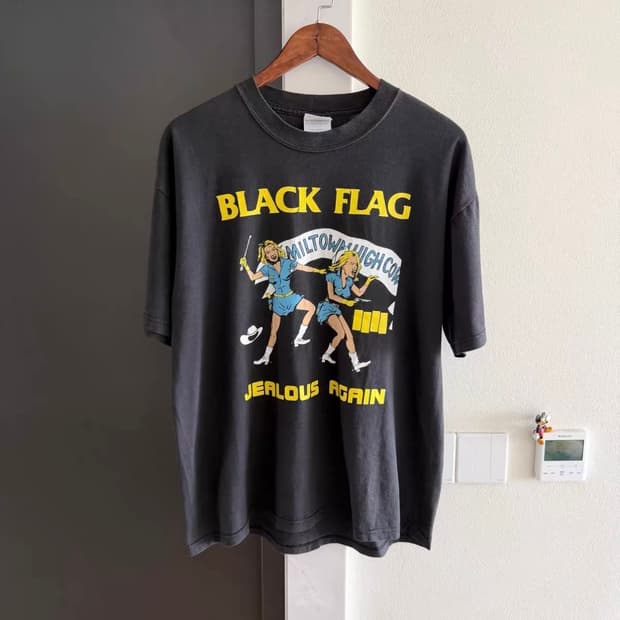 빈티지 00s Black Flag 티셔츠