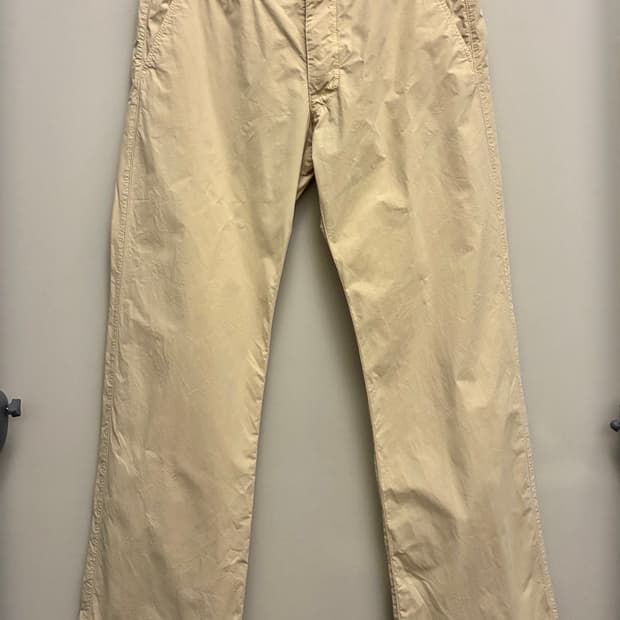 (34)00s 스톤아일랜드 코튼 나일론 와이드 치노팬츠 베이지