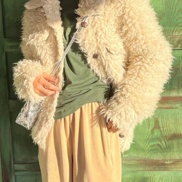 러브코드유 시어링 퍼자켓