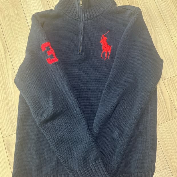 빅폴로 반니트집업