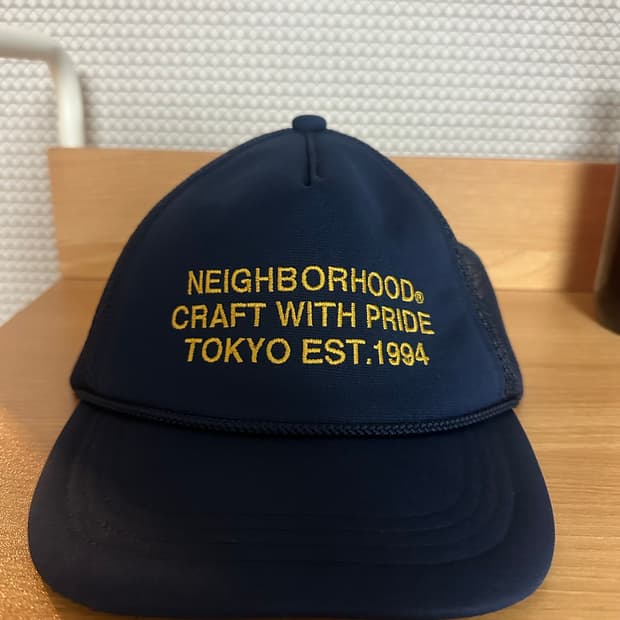 네이버후드 메쉬캡 딥블루