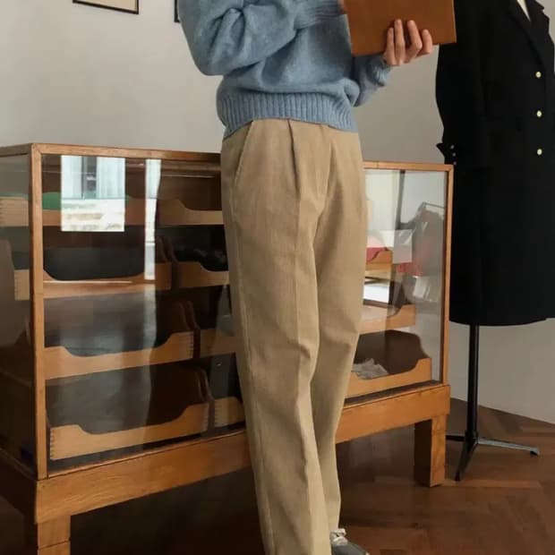 얼바닉30 코듀로이 팬츠 (오트밀)