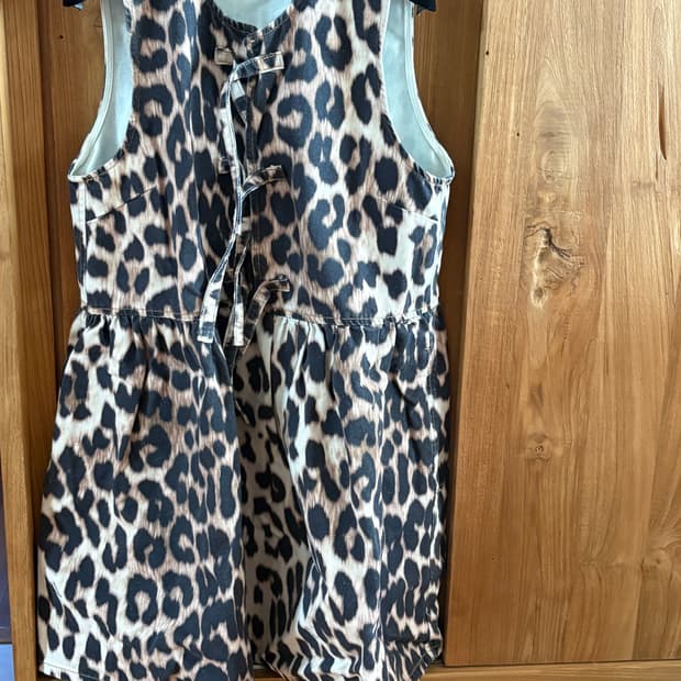 가니 호피 원피스 36