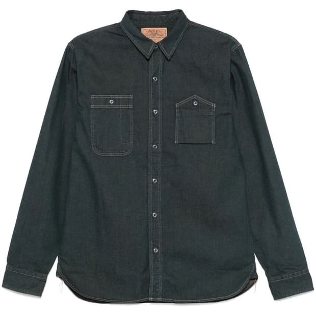 RRL 더블알엘 인디고 데님 워크셔츠 M