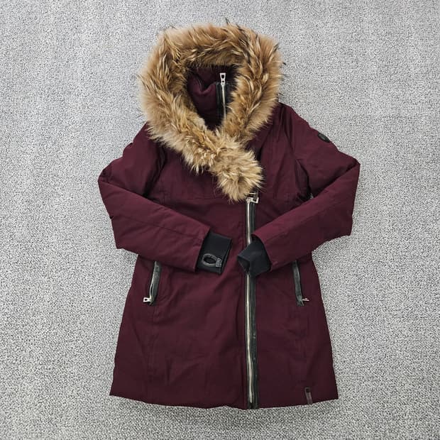 [실측확인] 루드삭 캐나다 명품 덕다운 후드 퍼 패딩 자켓 1106JM2