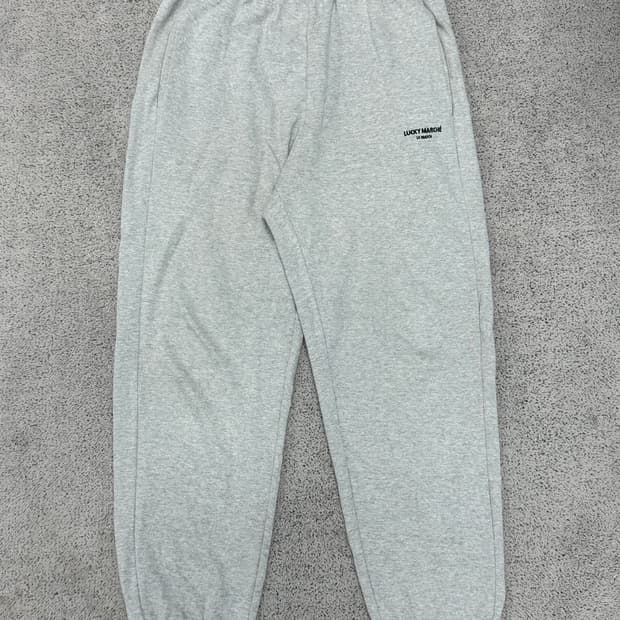 (XL) 럭키마르쉐 스웻 조거 팬츠 그레이