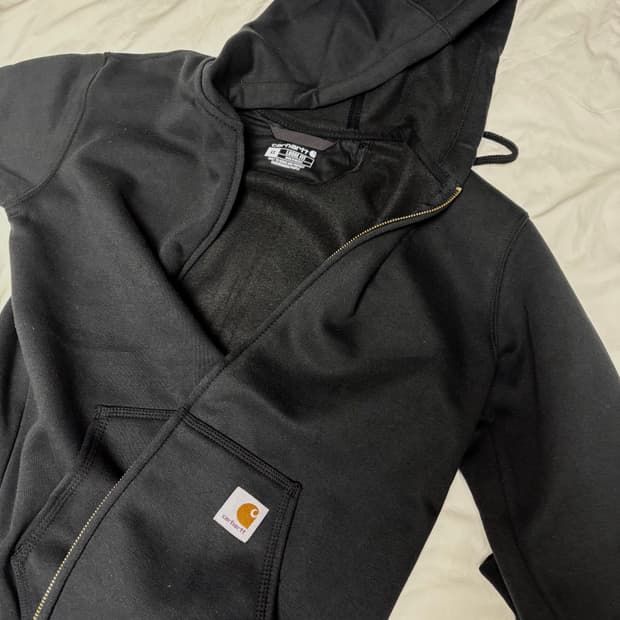 칼하트 후드집업 블랙 xs