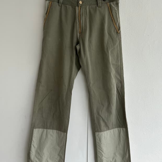 디젤 패치워크 팬츠 32 Khaki