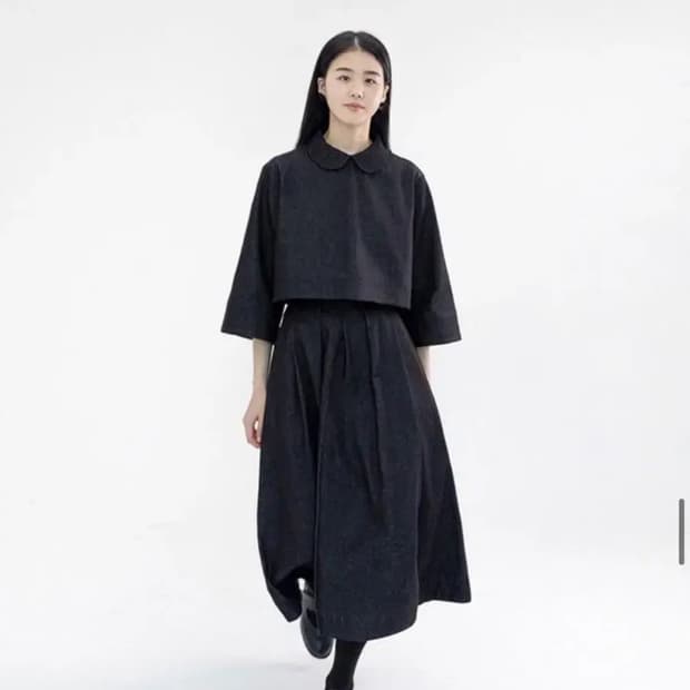 유노이아 데님 셋업