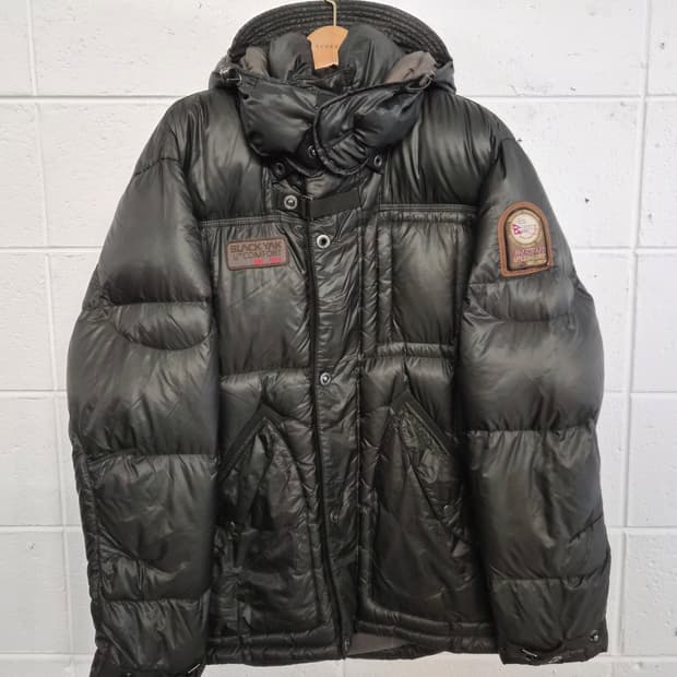 110) 블랙야크 U아폴론자켓 구스다운 패딩 팝니다