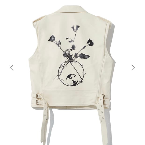 ann demeulemeester vest calf skin 52
