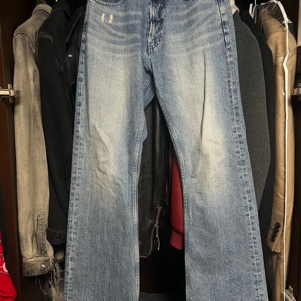 [M] 세비지 부츠컷 핏 데님 진 블루