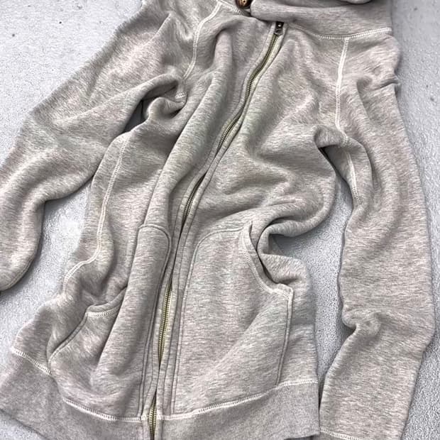 릭오웬스깔 하이넥 그레이 투웨이 집업 큐빈티지 니혼진 릭깔 와투케 갸루