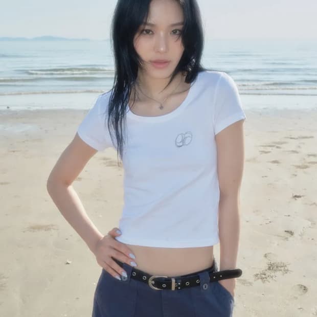 애즈온 반팔 (흰색)