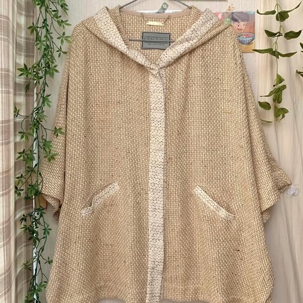 빈티지 후드 케이프