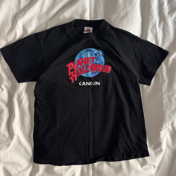 [L] 90s Planet Hollywood 프로모 티셔츠