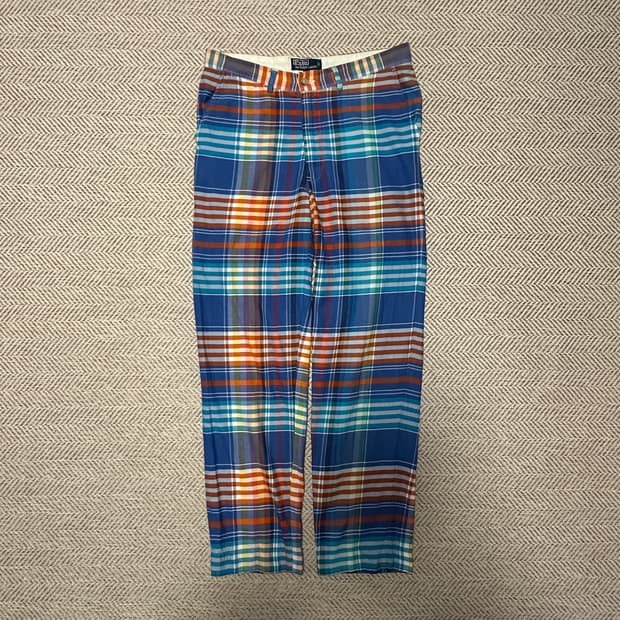 POLO RALPH LAUREN check pants