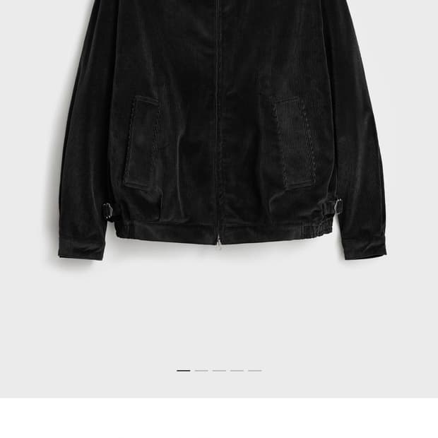 포터리 코듀로이 스윙탑 블랙 3사이즈