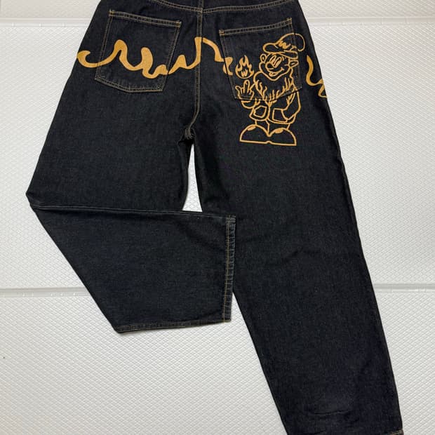 위켄더스 DWARF 데님 흑청 청바지 (BLACK)