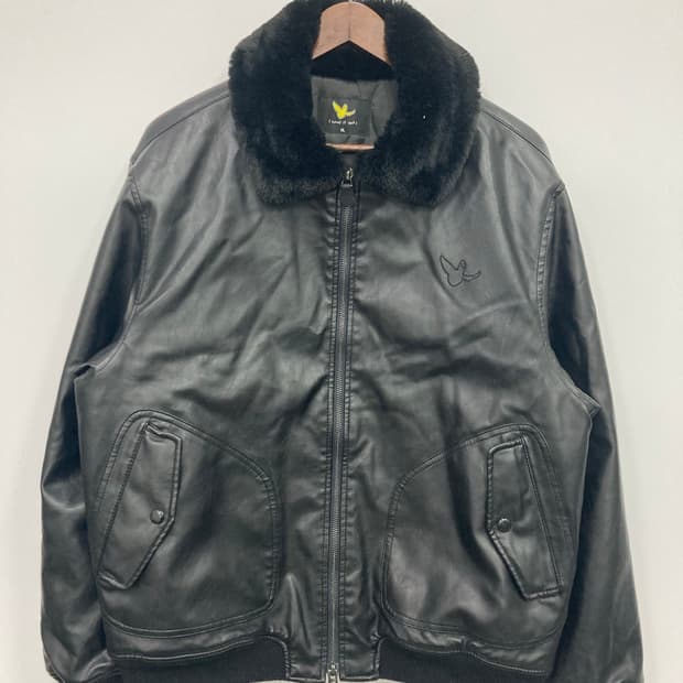 마크곤잘레스 가죽 털 자켓