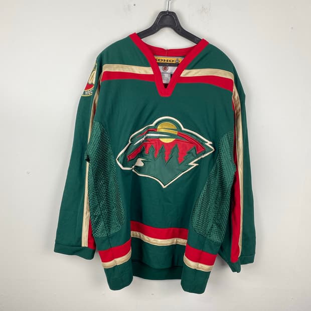 KOHO NHL 미네소타 와일드 아이스하키 져지 유니폼 M
