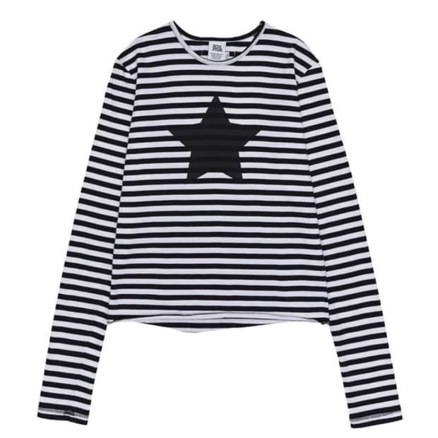 스컬프터 스타 스트라이프 티셔츠