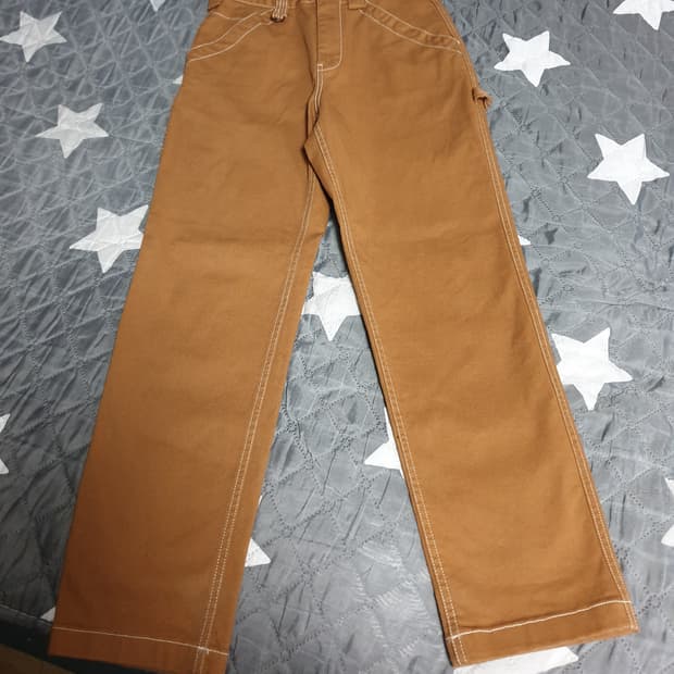 디키즈 오리지널핏 덕 캔버스 스티치 카펜터 워크팬츠 브라운 (30)