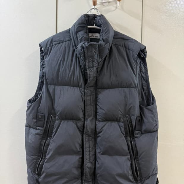 [L/105] 스톤아일랜드 크링클랭스 패딩조끼