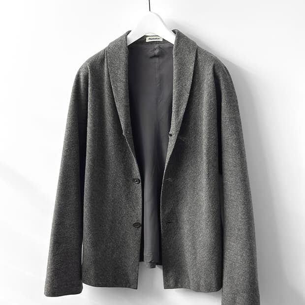 90~00s 플랜테이션 바이 이세이 미야케 돌먼 슬리브 자켓