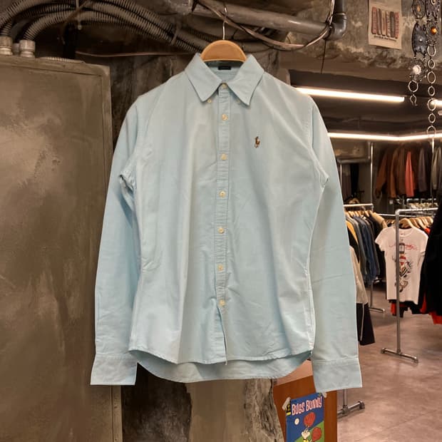 폴로 랄프로렌 슬림핏 셔츠 스카이블루  #csz2827