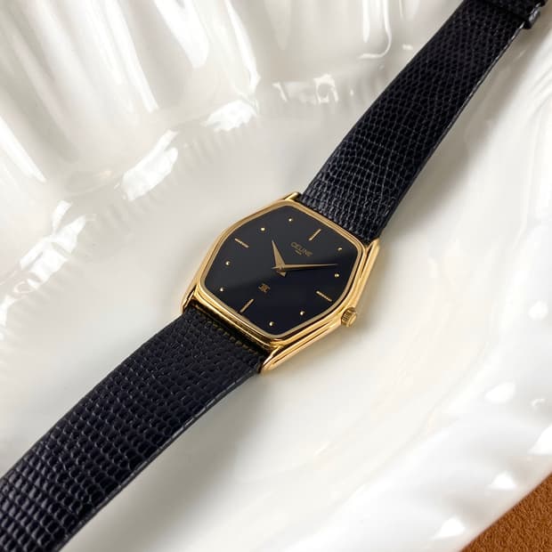 CELINE Hexagon Gold watch UNISEX