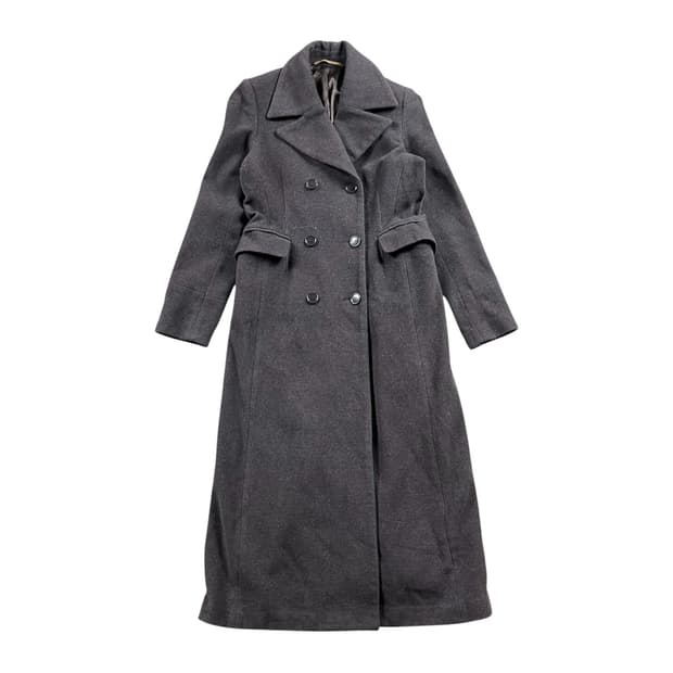 Vintage 브라운 컬러 롱코트 