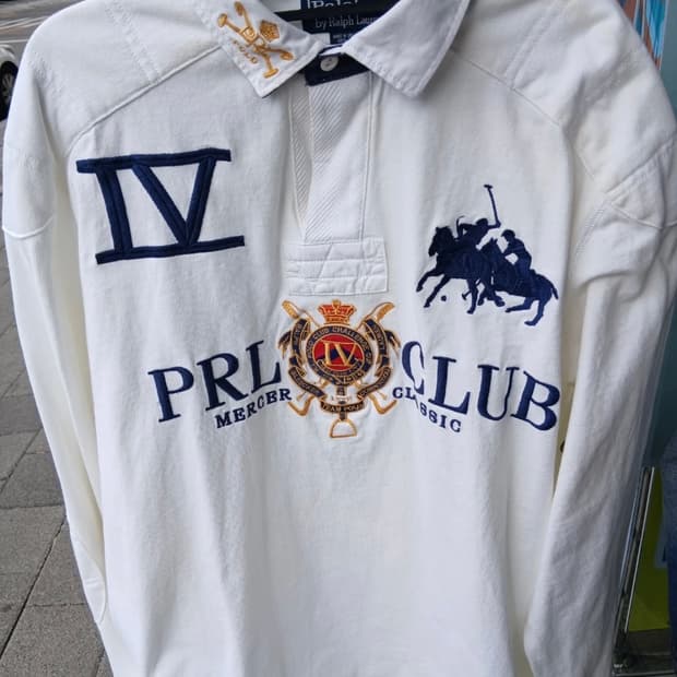 정품 폴로랄프로렌 빅포니 럭비 치프키프 카라 롱슬리브 L