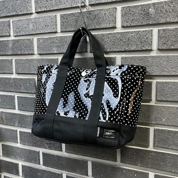 PORTER x G1950 포터 에나멜 토트백 블랙