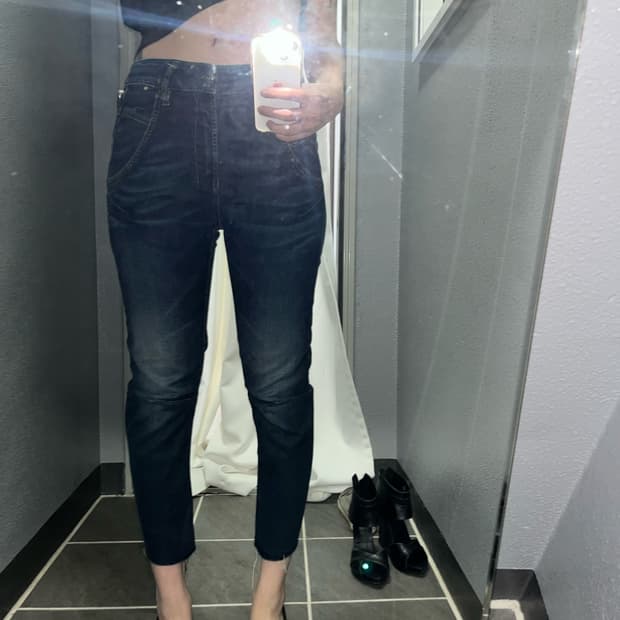 디젤 앵클 스키니 팬츠