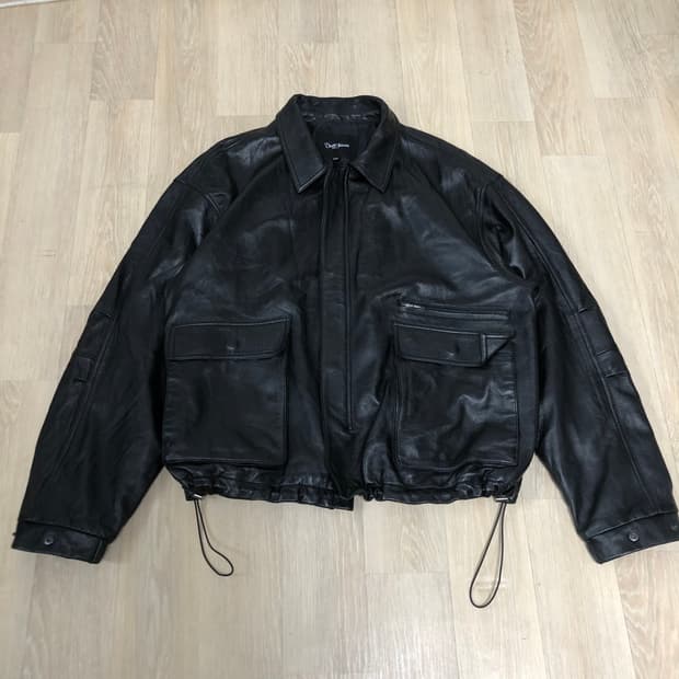 (XXL) 도프 제이슨 DOFF JASON 오버핏 램스킨 블루종 자켓