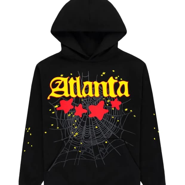 Sp5der atlanta 스타 후드티 xl